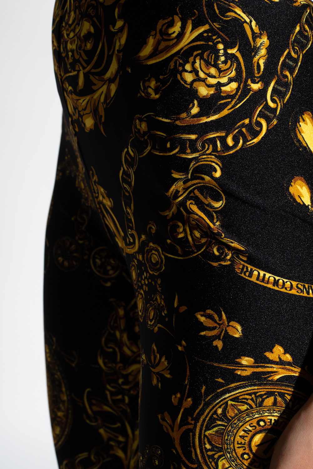 Leggings with logo Versace Jeans Couture